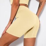 Fitness Pants Manufacturer - Seamless Screw Thread High Waist Trisection
