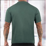 Men's Polo Shirt Manufacturer - Green Striped Slim Fit Knitted