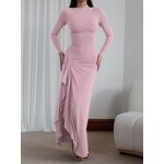 Bodycon Dress Manufacturer - Long Sleeve Solid Color for Fall Winter