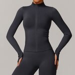 Yoga Jacket Manufacturer - Long Sleeve Quick Dry Running Breathable