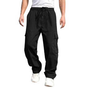 Men's Casual Pants Manufacturer - Loose Straight Workwear with Pocket