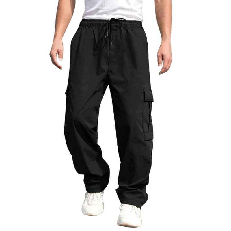 Men's Casual Pants Manufacturer - Loose Straight Workwear with Pocket