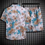Men's Sports Set Manufacturer - Summer Loose Shirt Short Sleeve Minimalist