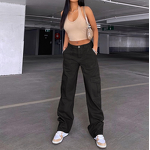 Jeans Manufacturer - Multi Pocket Workwear Straight Leg High Waist Slimming