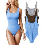 Bodysuit Shapewear Manufacturer - Seamless Round Neck Tummy Control Full Body