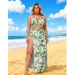 Swimsuit Manufacturer - Split Print Plus Size for Women