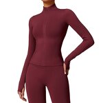 Yoga Jacket Manufacturer - Long Sleeve Quick Dry Running Breathable