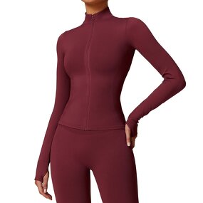 Yoga Jacket Manufacturer - Long Sleeve Quick Dry Running Breathable