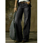 Jeans Manufacturer - Retro Casual Straight Leg Wide Leg