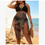 Bikini Set Manufacturer - Split Print Fashion Plus Size