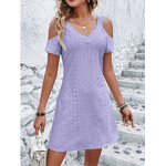 Dress Manufacturer - Off Shoulder Short Sleeve Slim for Summer