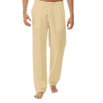 Men's Casual Pants Manufacturer - Sports Solid Color Cotton Linen
