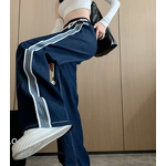 Jeans Manufacturer - Patchwork High Waist Straight Leg Loose Wide Leg