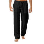 Men's Casual Pants Manufacturer - Sports Solid Color Cotton Linen