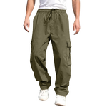 Men's Casual Pants Manufacturer - Loose Straight Workwear with Pocket