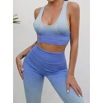 Sports Pants Manufacturer - Tie Dyed High Waist Buttocks Two-piece