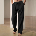 Men's Casual Pants Manufacturer - Wide Leg Thin Cotton Linen for Spring Summer