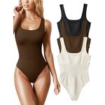 Bodysuit Shapewear Manufacturer - Seamless Round Neck Tummy Control Full Body