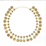 Necklace Jewelry Manufacturer - Retro Tassel Coin Exaggerated Collarbone Chain