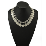 Necklace Jewelry Manufacturer - Retro Tassel Coin Exaggerated Collarbone Chain