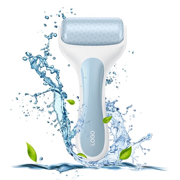 Ice Massage Roller Manufacturer - for Face and Body Skin Cooling Grey Blue