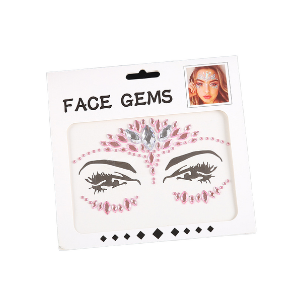 Face Tattoo Stickers Manufacturer - 3D Rhinestone Crystal Gemstone for Party