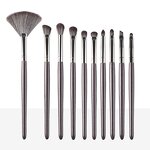 Makeup Brushes Set Manufacturer - 10Pcs Angle Brush for Eyes Travel