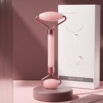 Gua Sha Tool Set Manufacturer - Rose Quartz with Jade Roller for Facial