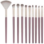 Makeup Brushes Set Manufacturer - 10Pcs Angle Brush for Eyes Travel