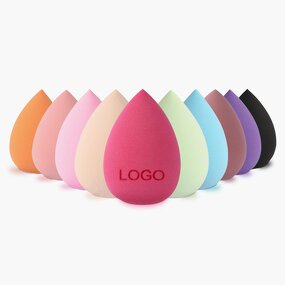 Makeup Sponge Manufacturer - Natural Latex Free Black Teardrop