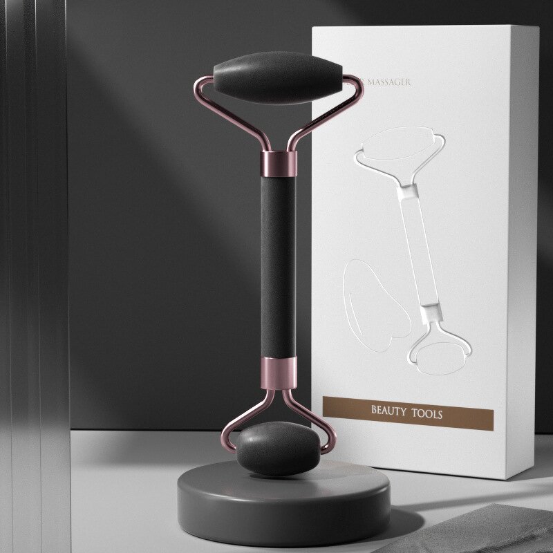 Facial Roller Set Manufacturer - Natural with Gua Sha for Face Eyes Neck