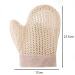 Bath Glove Manufacturer - Natural Color Spa Scrub for Exfoliating
