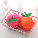 Bath Sponge Manufacturer - PE Mesh Large Loofah with Fruit Design