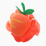 Shower Sponge Manufacturer - Flower Shape Fruit Designs Mesh Pouf