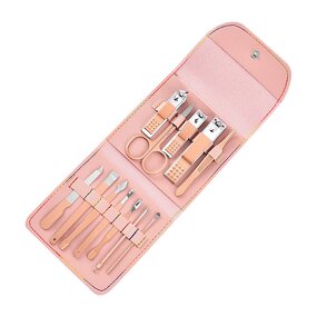 Manicure Set Manufacturer - Fashion PU Bag Stainless Steel for Gift
