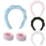 Headband Set Manufacturer - with Wristband for Washing Face & Skincare