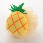 Bath Ball Manufacturer - Big Cute Fruit Designs Mesh Back Scrubber
