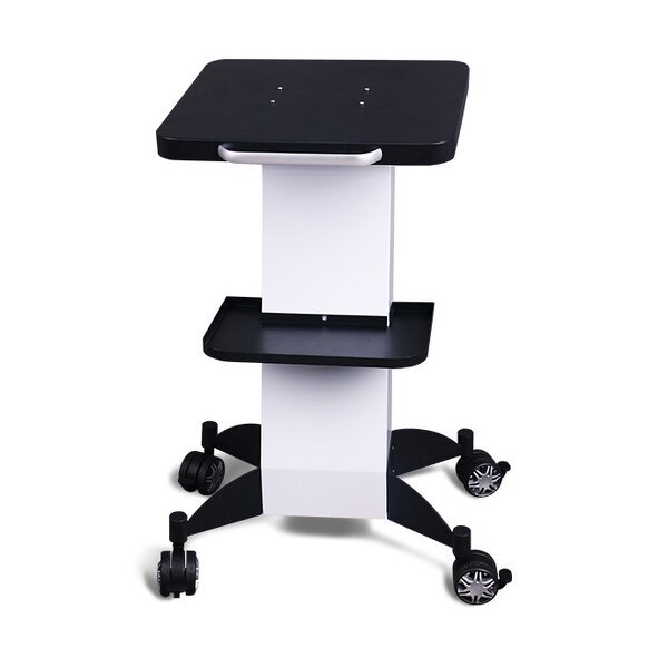 Esthetician Rolling Trolley - Cart With Tray Wheels and Stand for Beauty Machines
