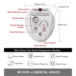 Vacuum Therapy Machine - Professional Breast Massage Butt Lift Enlargement