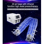 24 Air Bag Presoterapia Machine - Full Body Relaxation Eye Massage Device