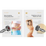 40K RF Beauty Device - Multifunctional Vibration Body Shaping EMS Detox Slimming