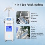 14IN1 Hydro Facial Machine - Multifunctional Hydra Dermabrasion with Oxygen Dome