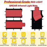 LED Sleeping Bag Therapy Pad - 660nm 850nm Infrared Red Light Pain Relief
