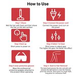 IPL Hair Removal Epilator Manufacturer - Sapphire Waterproof Freezing Point Mini