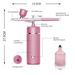 Airbrush Makeup Kit Manufacturer - Portable USB Rechargeable with 2 Cups
