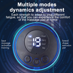 EMS Foot Massager - Black Electric Vibration TENS Pad Weight Loss Roller