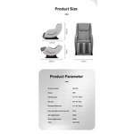 Mini Massage Chair - Luxury 3D Zero Gravity Full Body Heating Calf Kneading