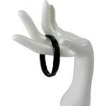 Tourmaline Stone Bracelet - Handmade Black Crystal Healing Chakra Massage