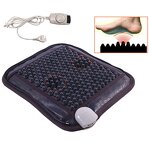 EMS Foot Massager - Office Chair Shiatsu Roller Remote Control PU Leather