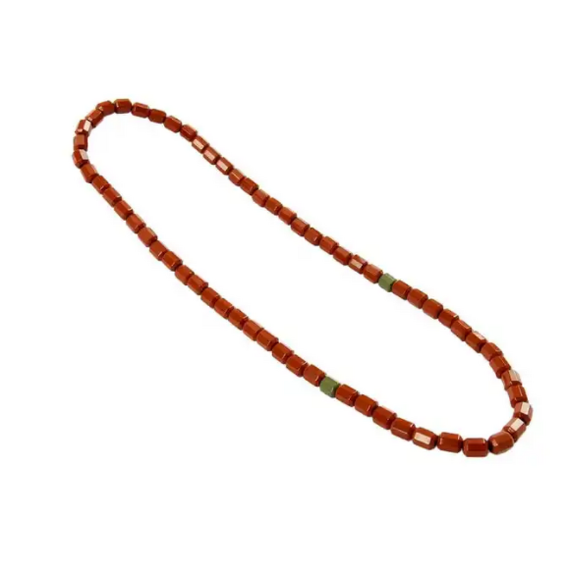 Orgone Power Necklace - Black Tourmaline Amethyst 3mm Layered Beaded Pendant